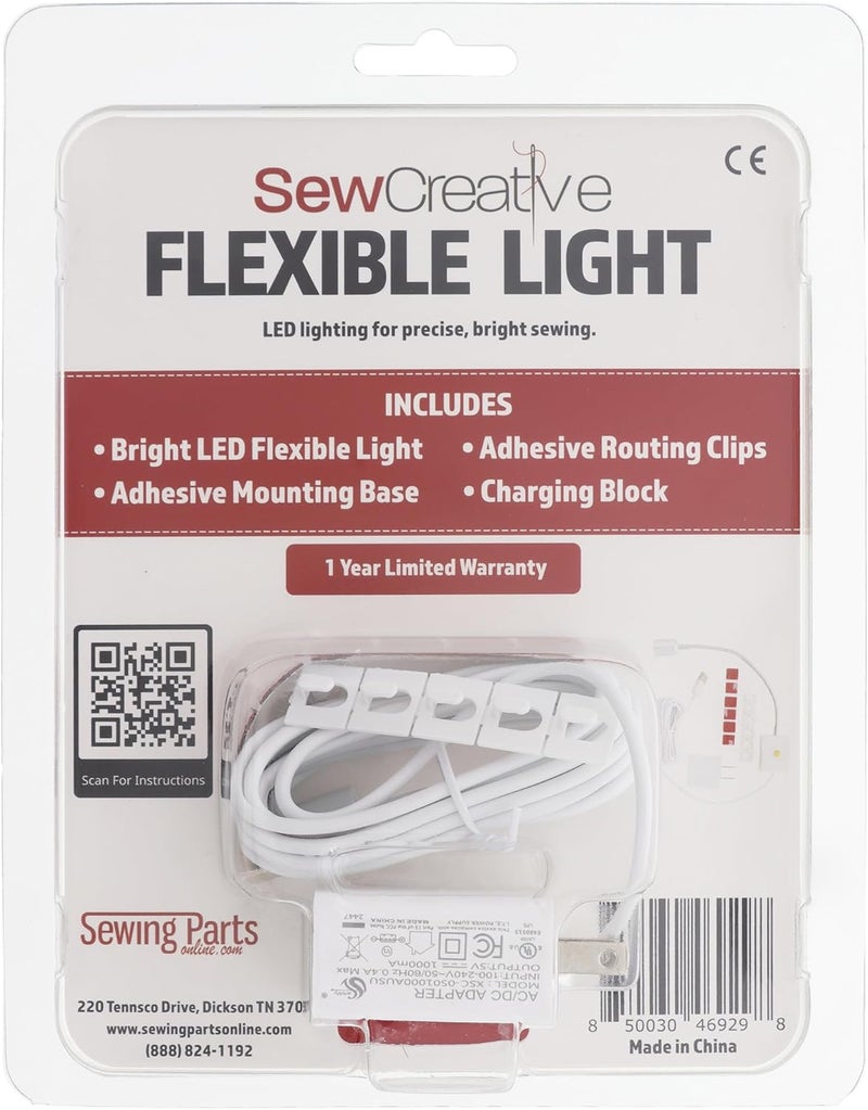 Sew Creative Flexible LED Sewing Machine Light, Adjustable Light for Sewing, Crafting, Quilting, and Work Areas – Bright, Energy-Efficient, Easy to Position - Image 3
